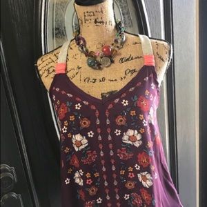 Rewind Boho Floral Tank